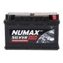 Автомобильный аккумулятор NUMAX AGM 6777683 85А/ч-12V ст EN830 обратная 315x173x190